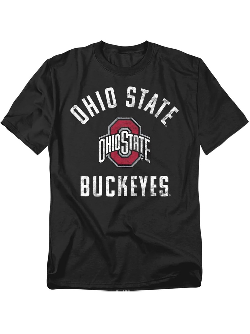 The Ohio State University Official Buckeyes Logo Black Unisex T Shirt size 4XL